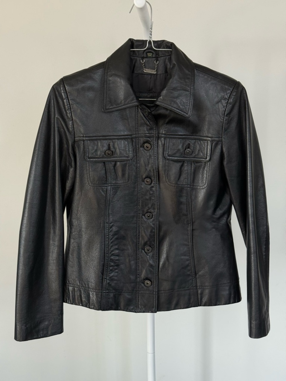 Vintage Danier black leather jacket